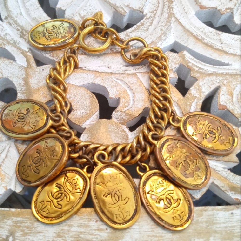 Vintage Chanel Charm Bracelet  - 100% Authentic